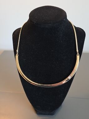 INC International Concepts Gold Collar Bib Necklace